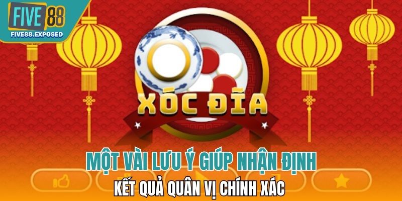 Một vài lưu ý giúp nhận định kết quả quân vị chính xác